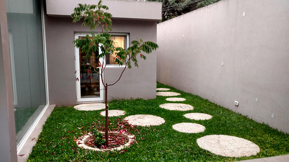 Jardin El Naranjero. Patio circular. (Los Perales, 2019)